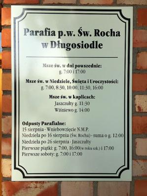Słowo na niedzielę 8 października z patriotycznej świątyni pod wezwaniem Świętego Rocha w Długosiodle