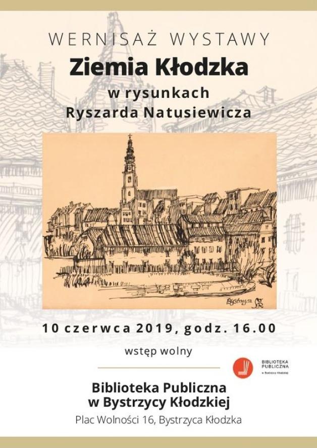 Bystrzyca Kłodzka: zaproszenie na wystawę rysunków