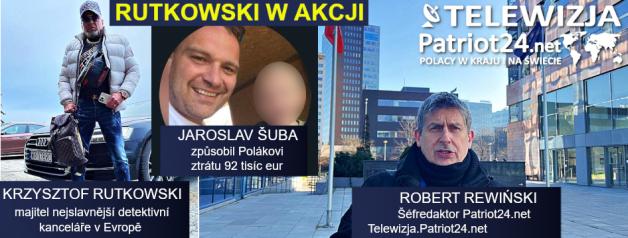[VIDEO] PATRIOT24 ZASAHUJE: Jarosław Šuba může být organizátorem podvodu na Poláka ve výši 90 tisíc eur.